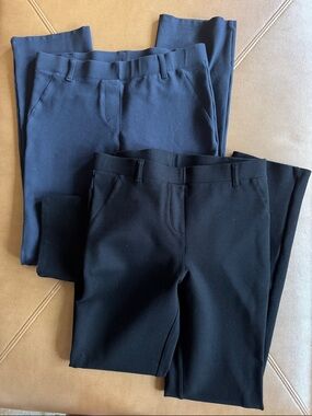 Quince Classic Black and Navy ultra Stretch ponte pants sz S